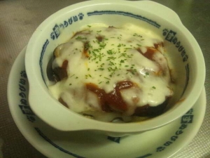 *ナスのミートソースみるふぃ~ゆ??*