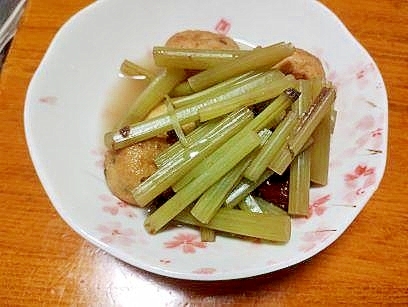 蕗と　がんもの　煮物