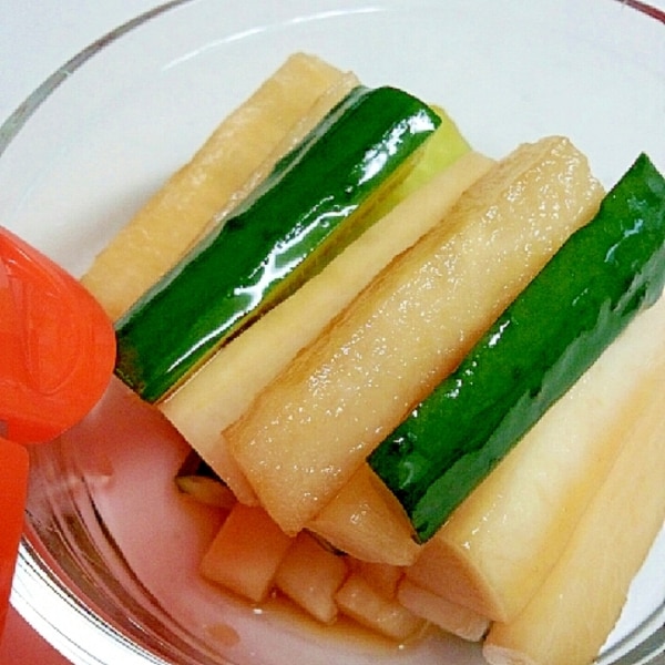 3 2 1で きゅうりと大根のめんつゆ漬け レシピ 作り方 By おいもマロン 楽天レシピ 3 2 1で きゅうりと大根のめんつゆ漬け レシピ 作り方 By おいもマロン 楽天レシピ