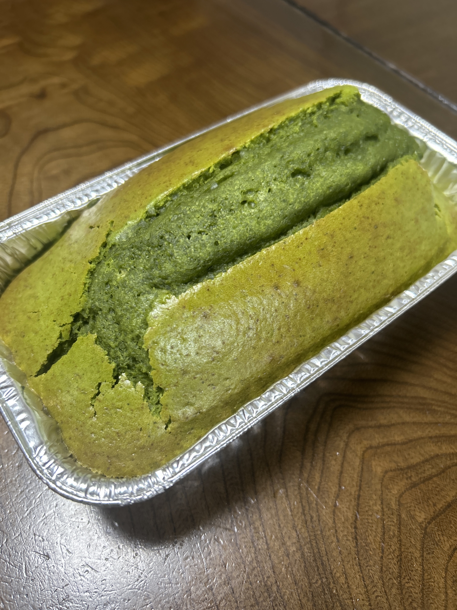 溶かしマーガリンですり混ぜなし！抹茶パウンドケーキ