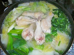 野菜たっぷり水炊き