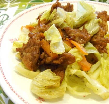 ランチに作りました♪ご飯に合いますねー！簡単だし、野菜も沢山食べられて大満足です。
ごちそうさまでした(´∀｀)ノ