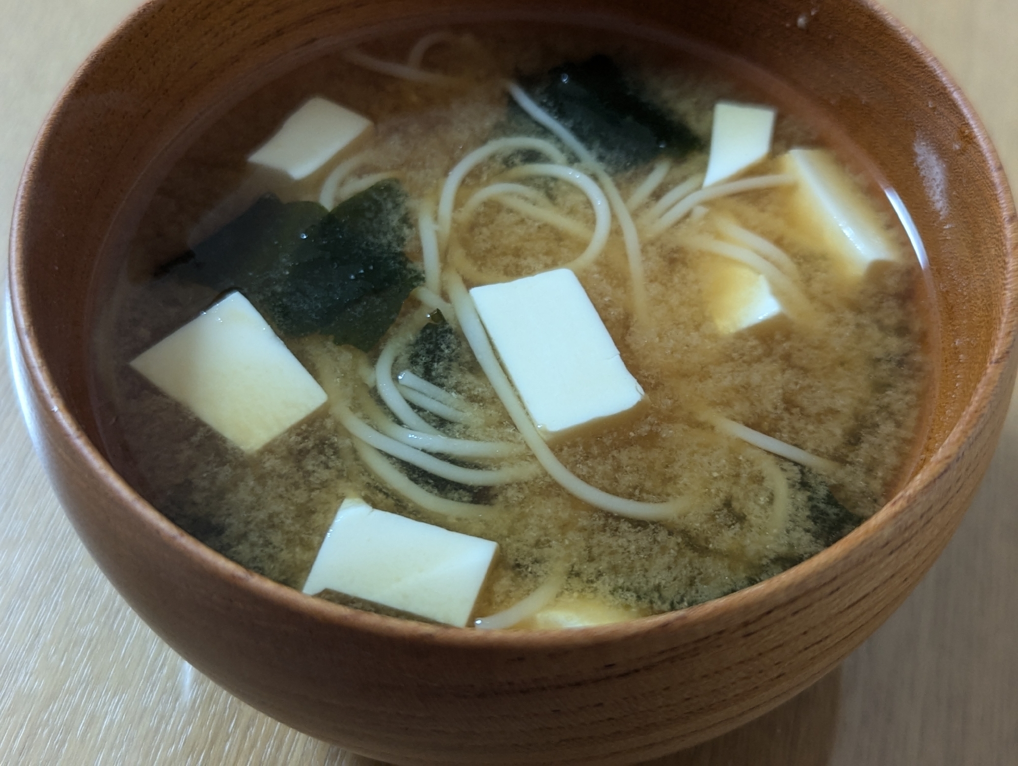 ⭐️そうめん入り⭐️豆腐とわかめのお味噌汁