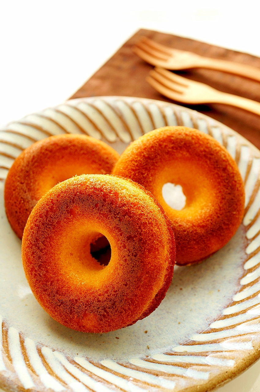 米粉の焼きドーナツ♪