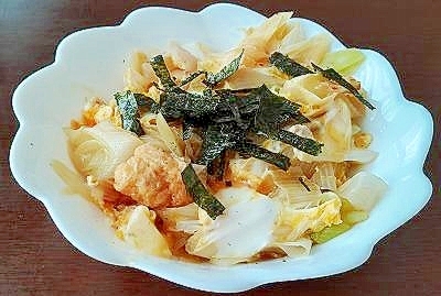 長ネギのきつね丼