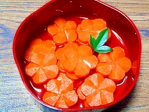 飾り切りニンジン 煮 レシピ 作り方 By ブルーボリジ 楽天レシピ 飾り切りニンジン 煮 レシピ 作り方 By ブルーボリジ 楽天レシピ