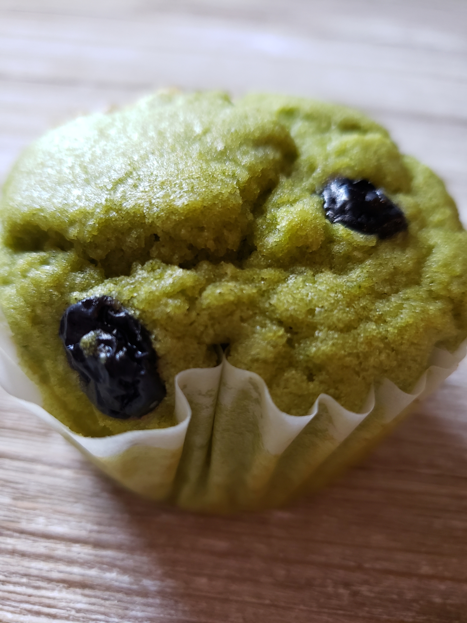 ドライブルーベリーの抹茶マフィン レシピ 作り方 By Azp 楽天レシピ