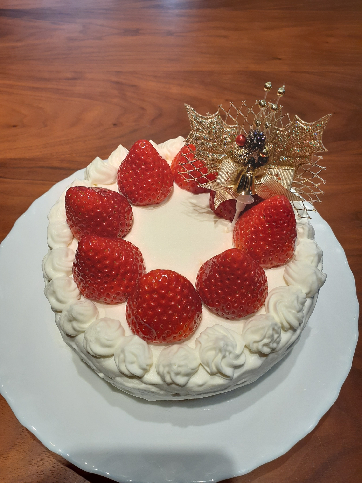 ショートケーキ 18cm クリスマス レシピ 作り方 By こぐま29 楽天レシピ