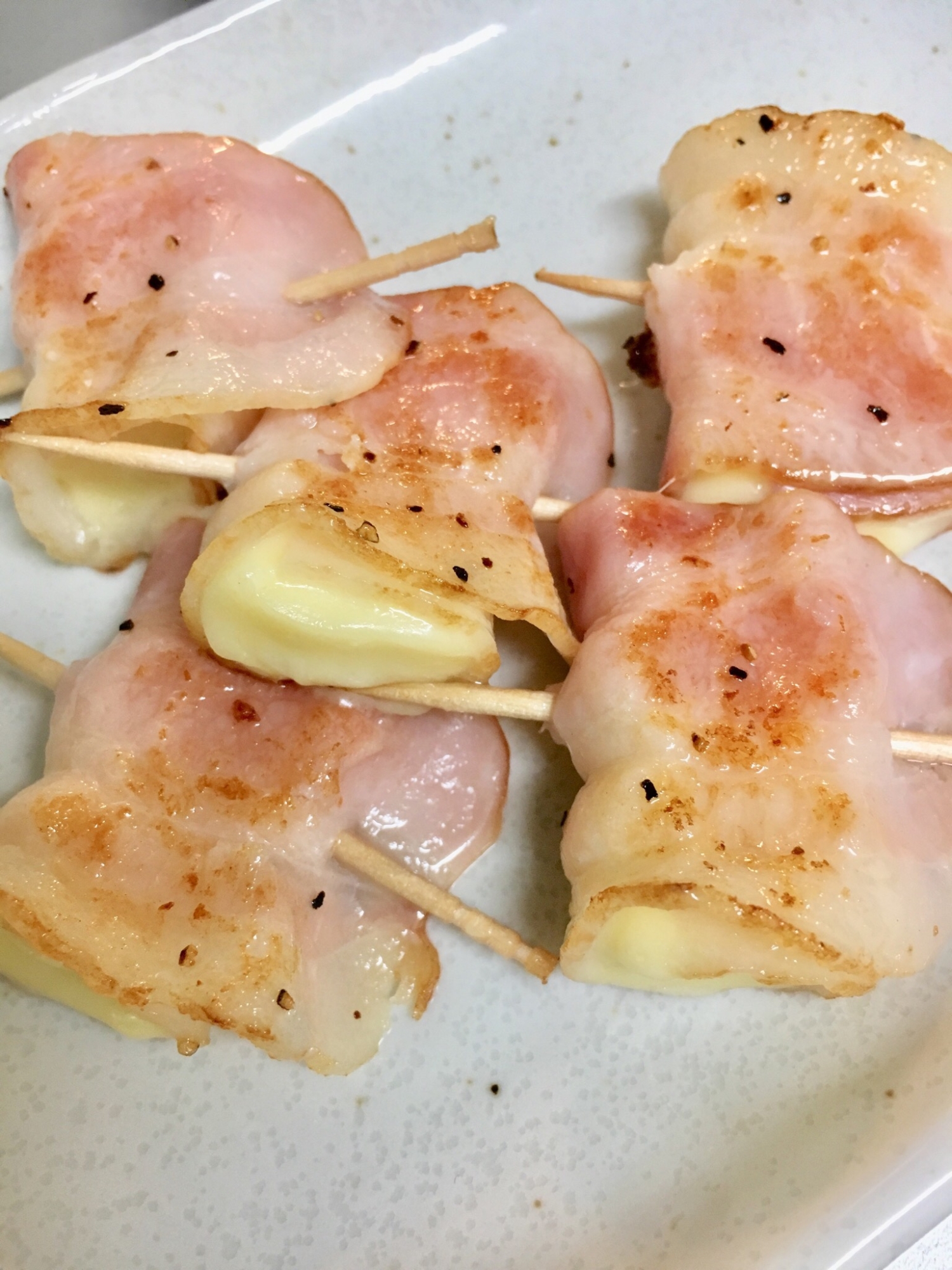 簡単おつまみ ベーコンチーズ焼き レシピ 作り方 By R 楽天レシピ