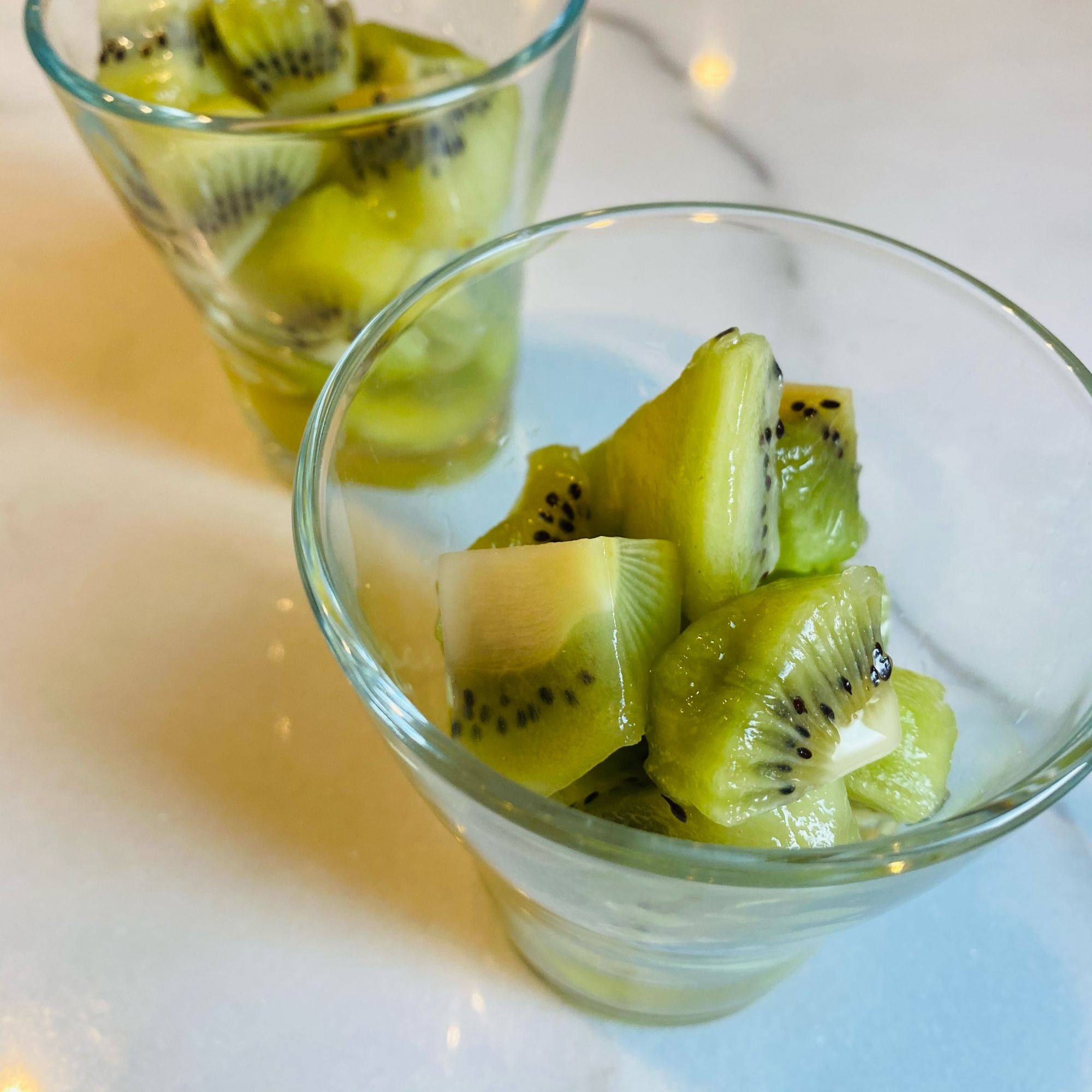 主夫がつくる簡単!梅酒でキウイのマチェドニア