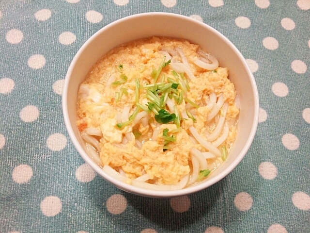 白だしde♡かきたまうどん