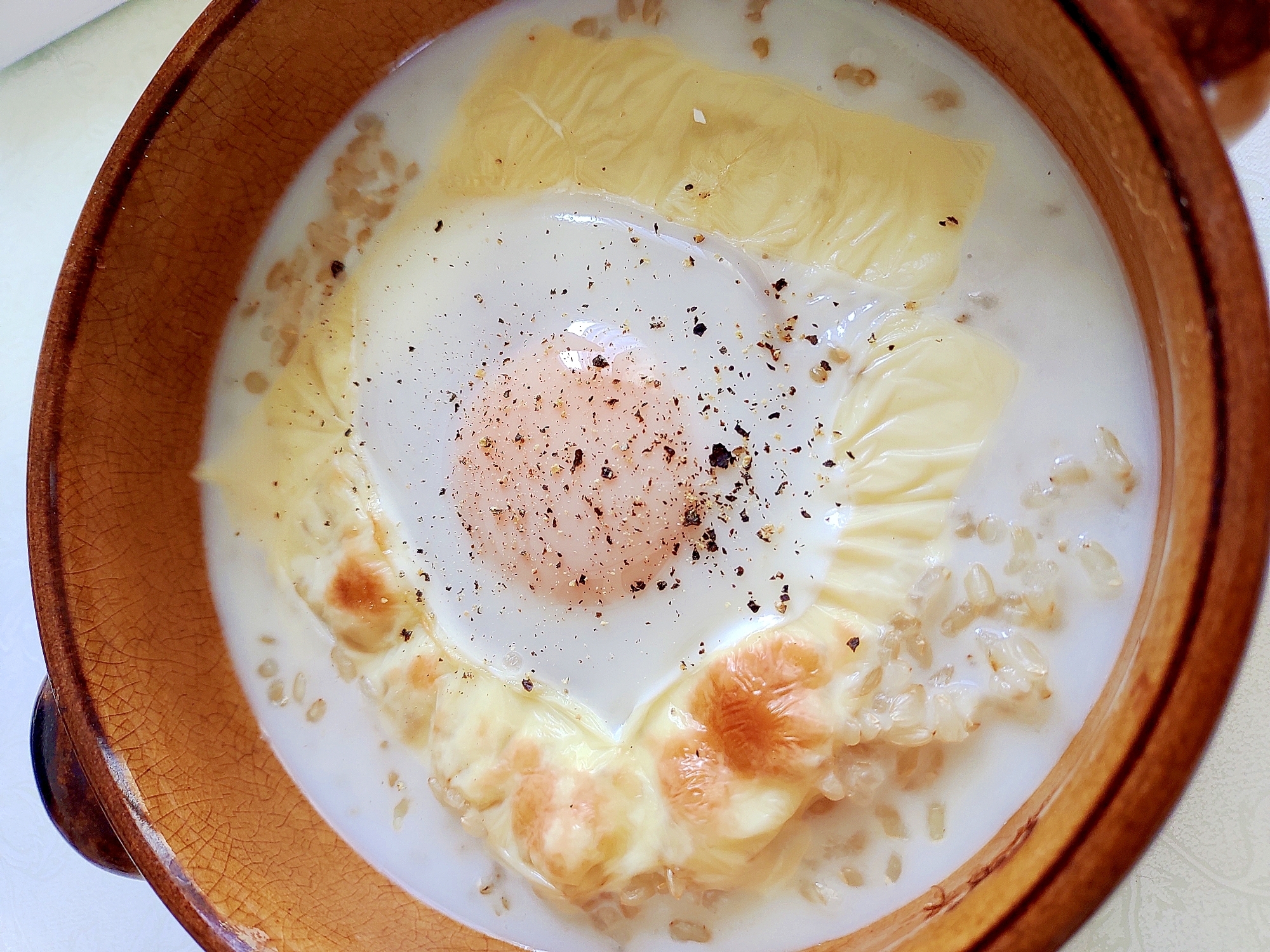 ひとり飯　玄米リゾット風