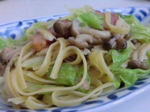 ツナ☆キャベツのアンチョビペペロンチーノ