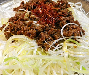 冷やし肉味噌素麺