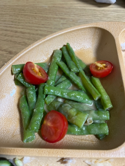 ささげ豆の味噌和え