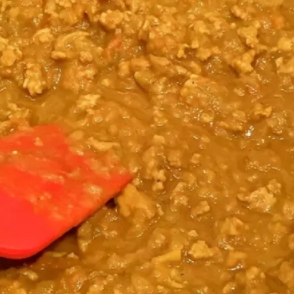 さつまいも入りキーマカレー