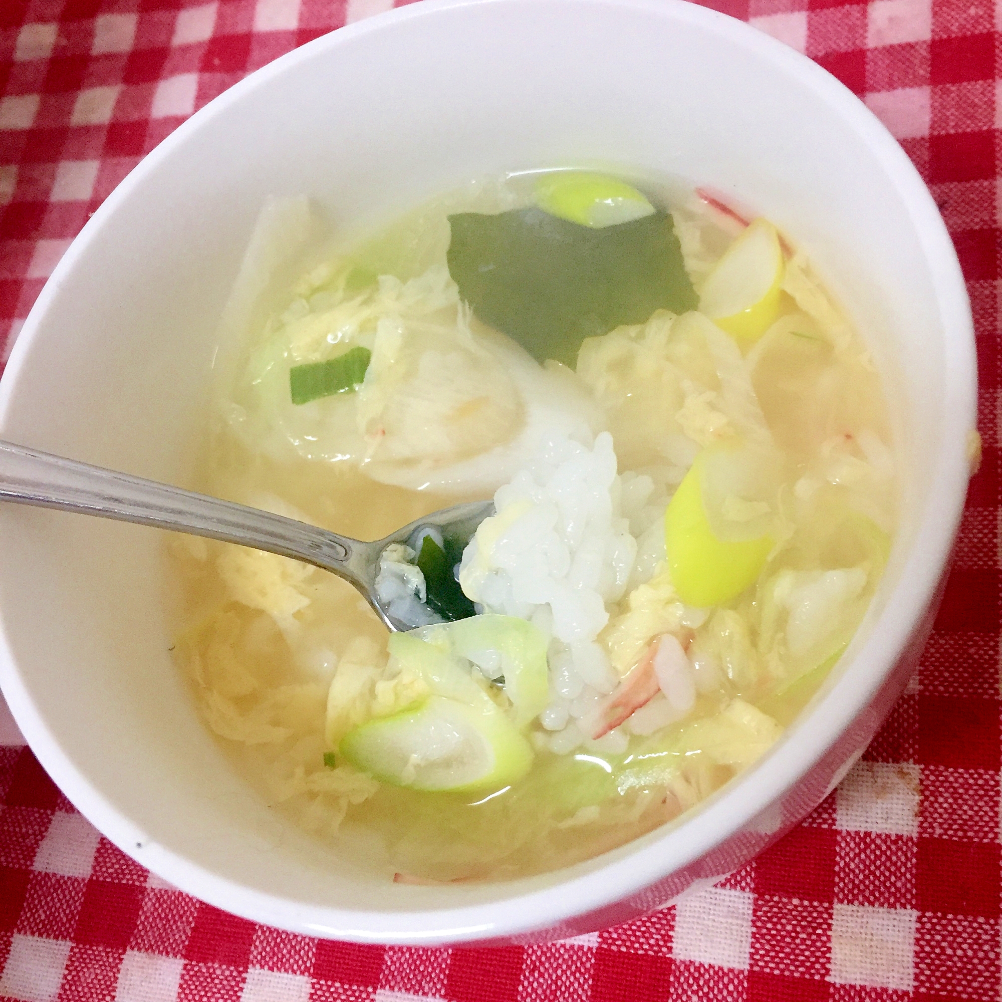 卵スープのご飯☆