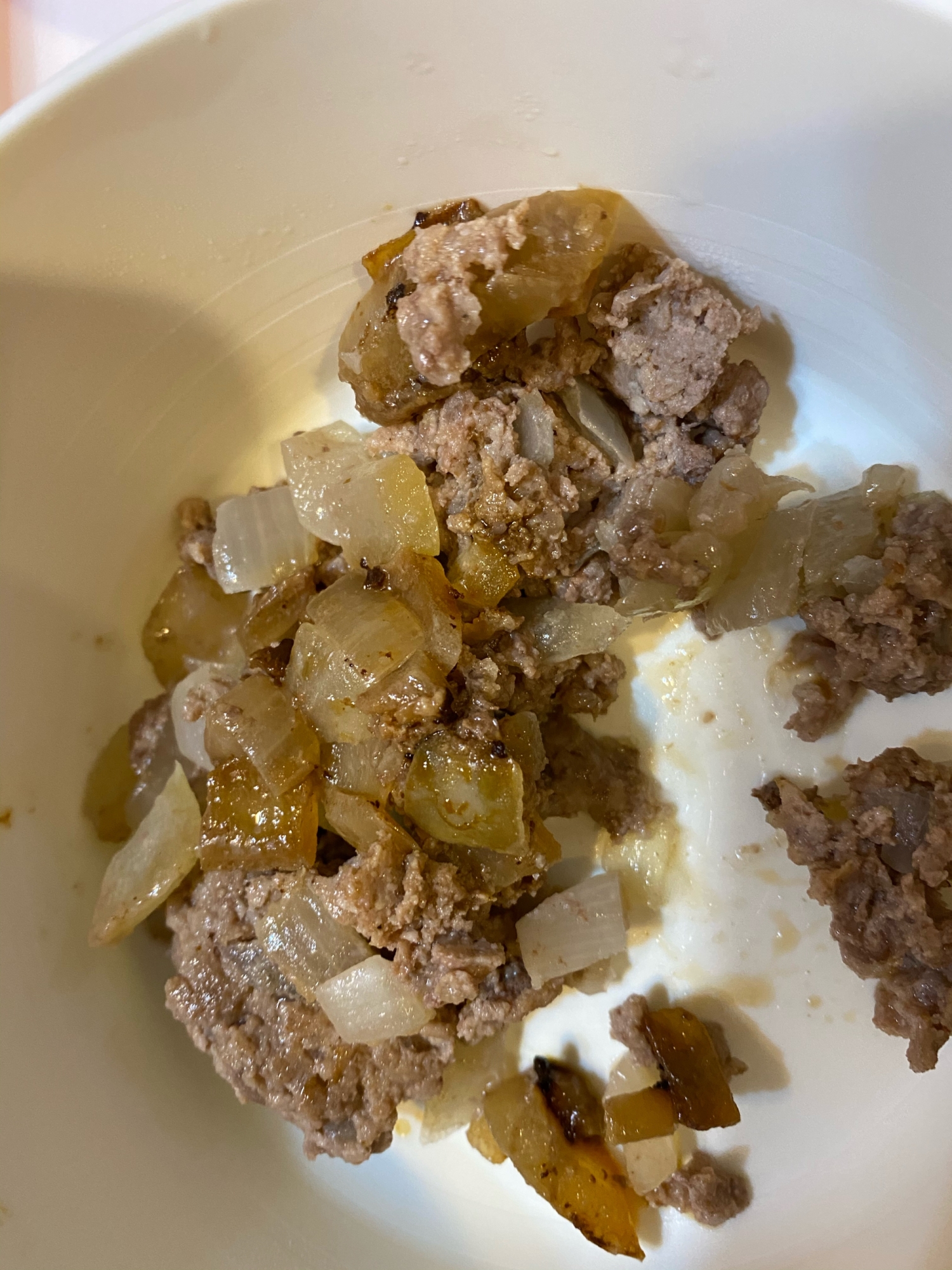 幼児食⭐ひき肉と玉ねぎの炒め