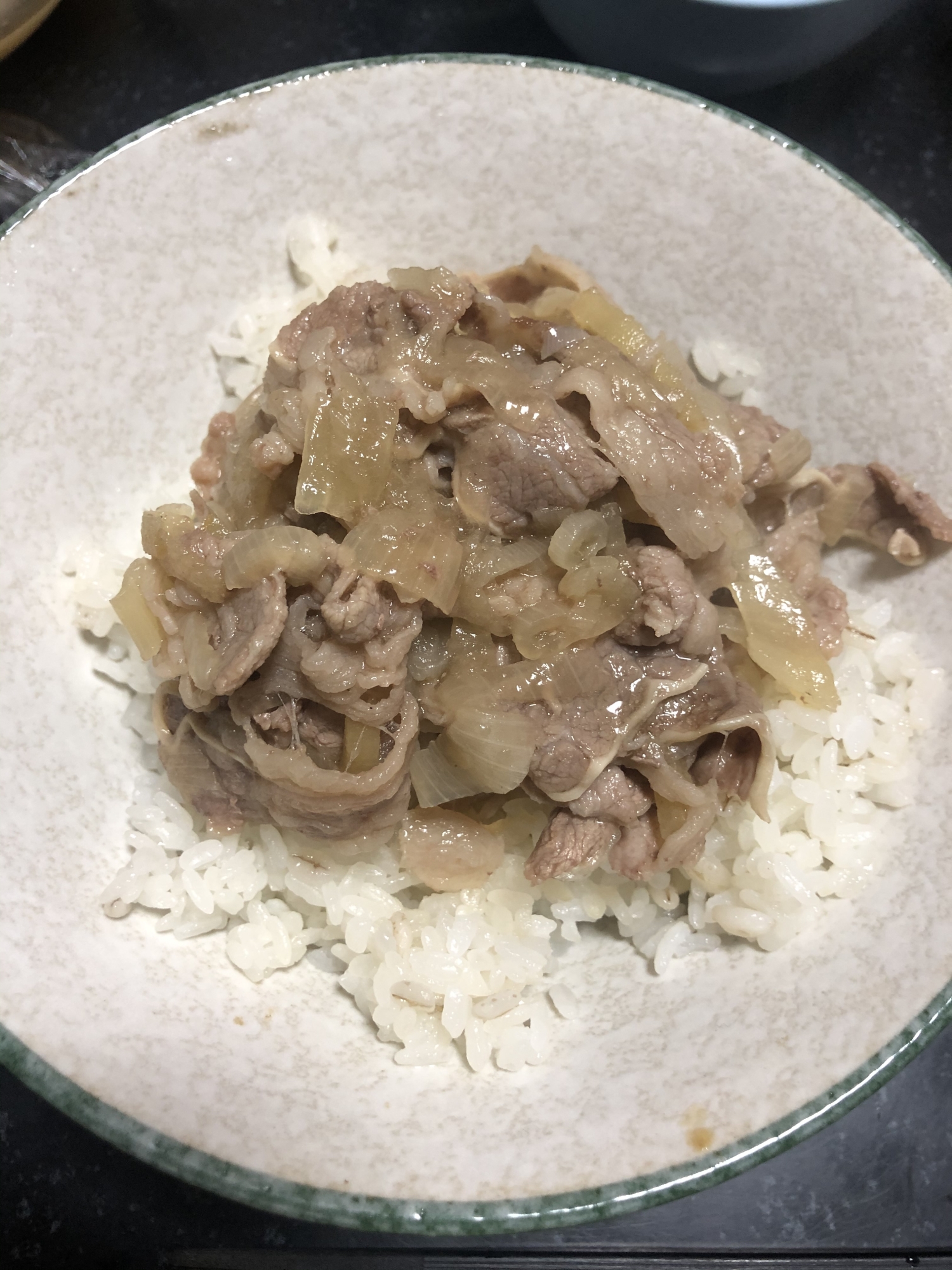 新玉ねぎで☆牛丼