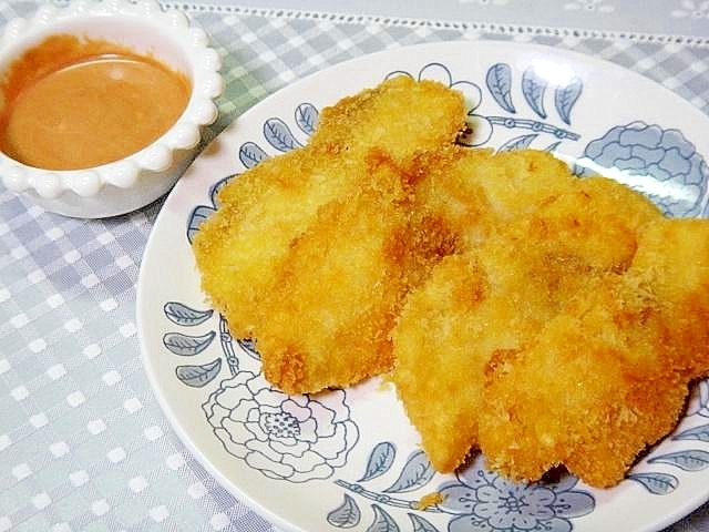 白身魚のフライ オーロラソース添え レシピ 作り方 By Mint 楽天レシピ