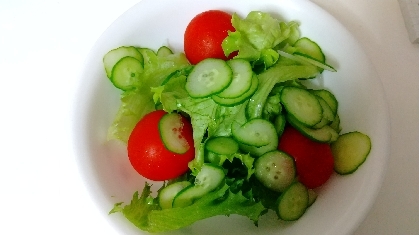 緑野菜三種サラダ