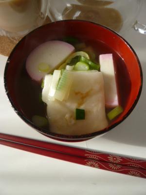 シンプルお雑煮（名古屋風）