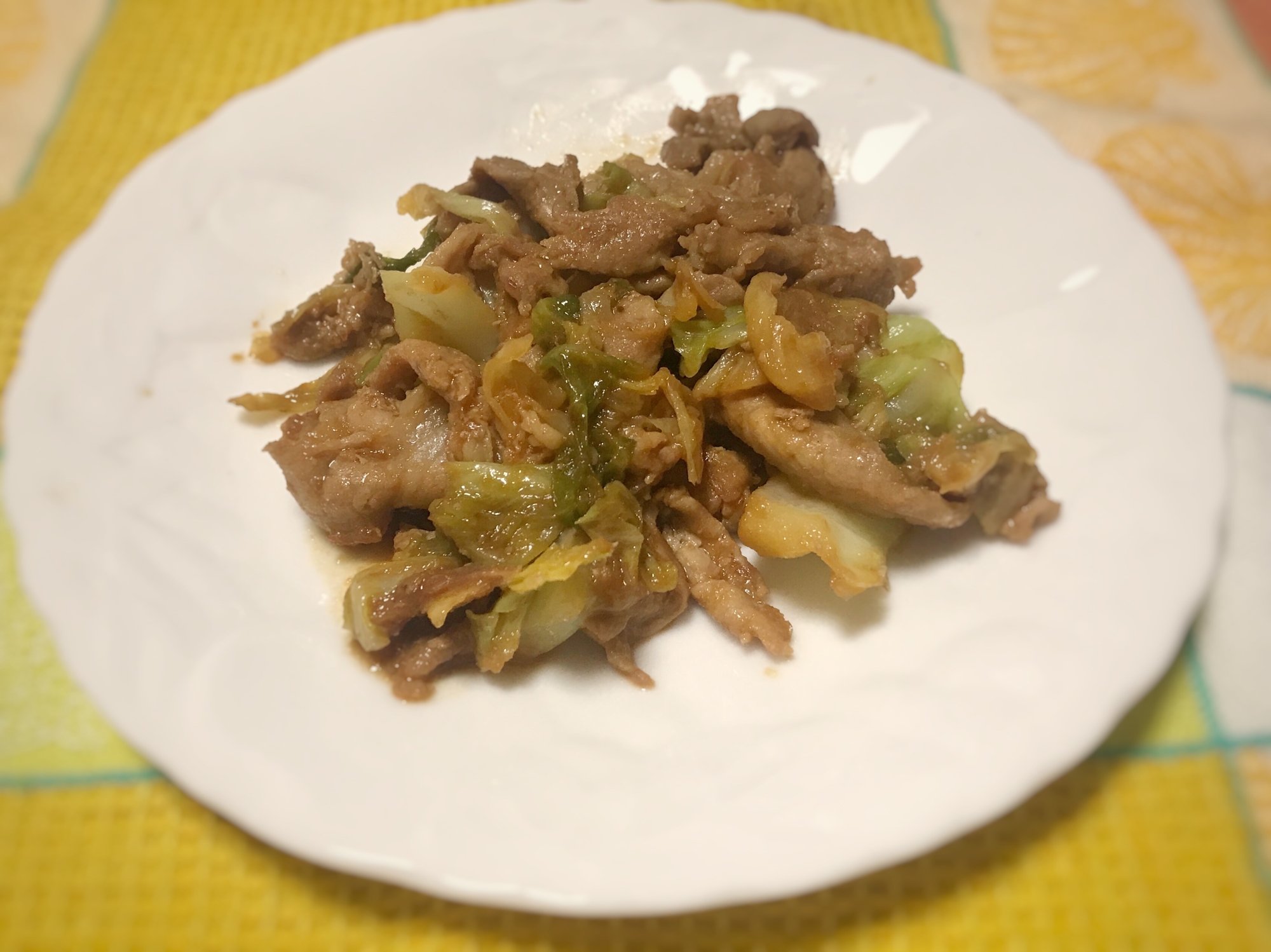 なんちゃって回鍋肉風野菜炒め