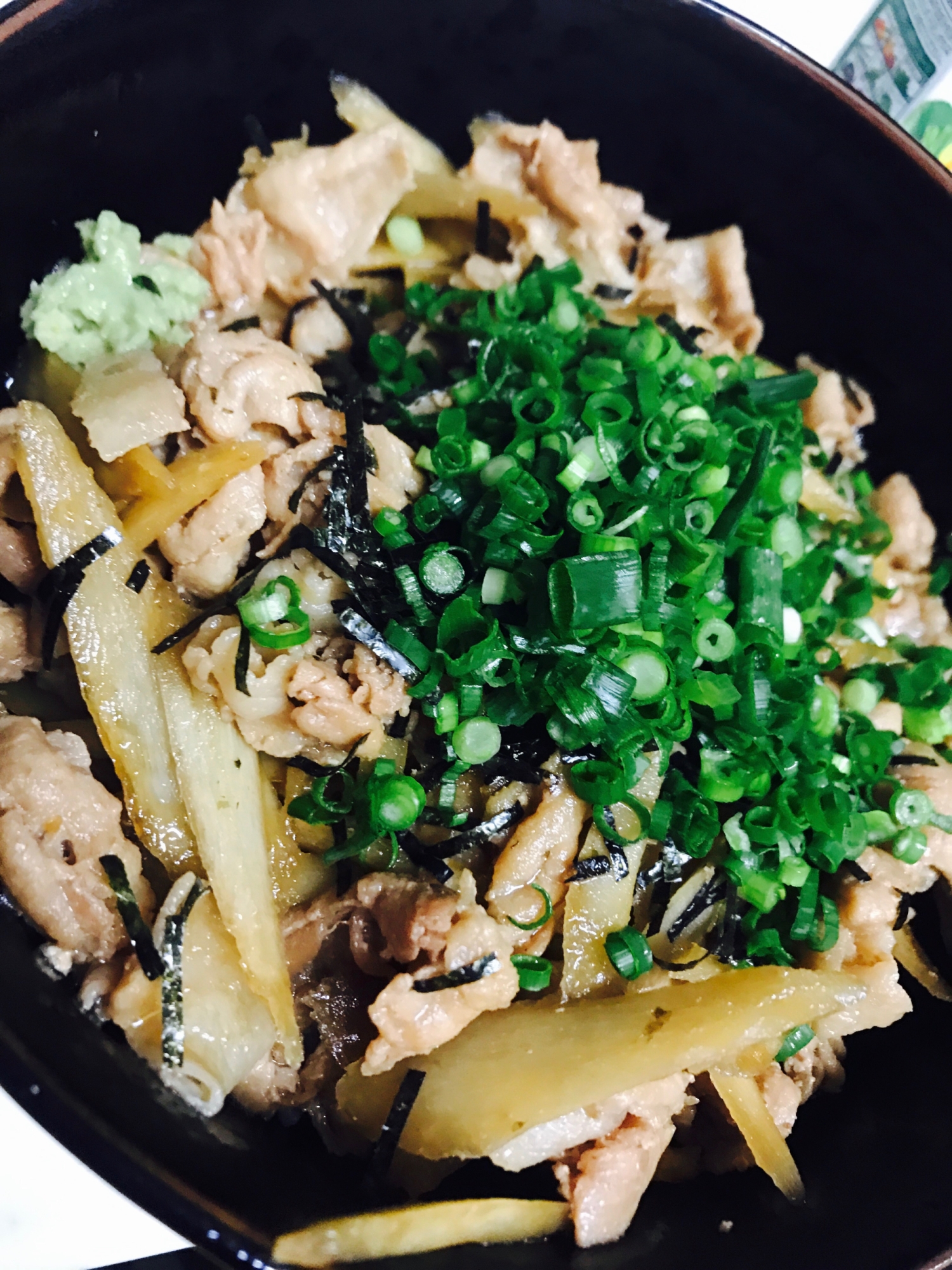 食物繊維たっぷり♡豚丼★