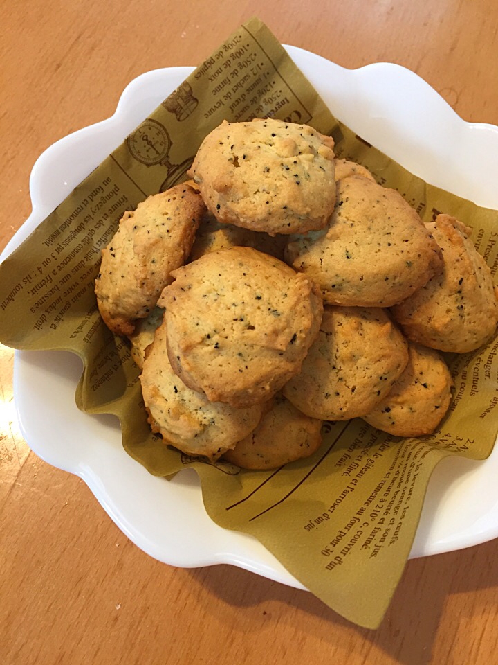 ワンボウルで紅茶ドロップクッキー♡