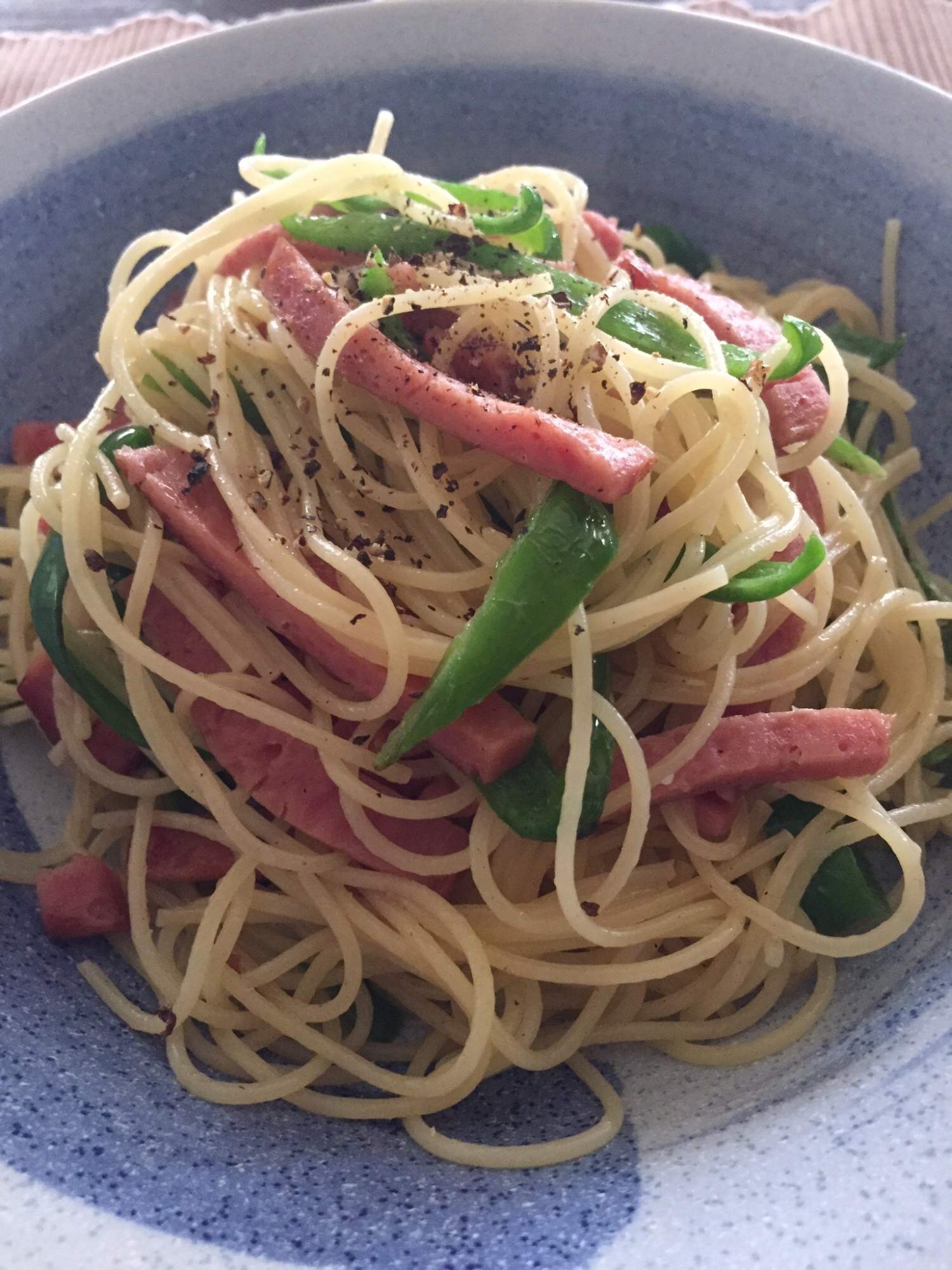 材料３つ 超簡単ランチ スパムスパ