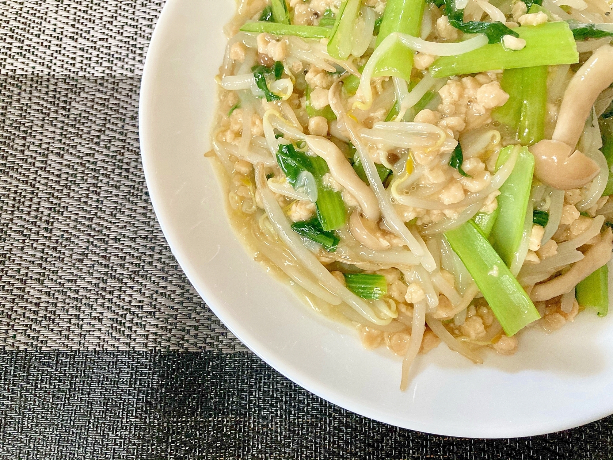 大豆ミートで野菜のあんかけ炒め