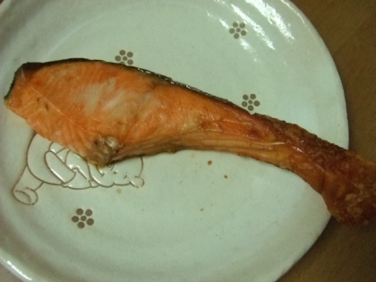 鮭のブラックペッパー焼き