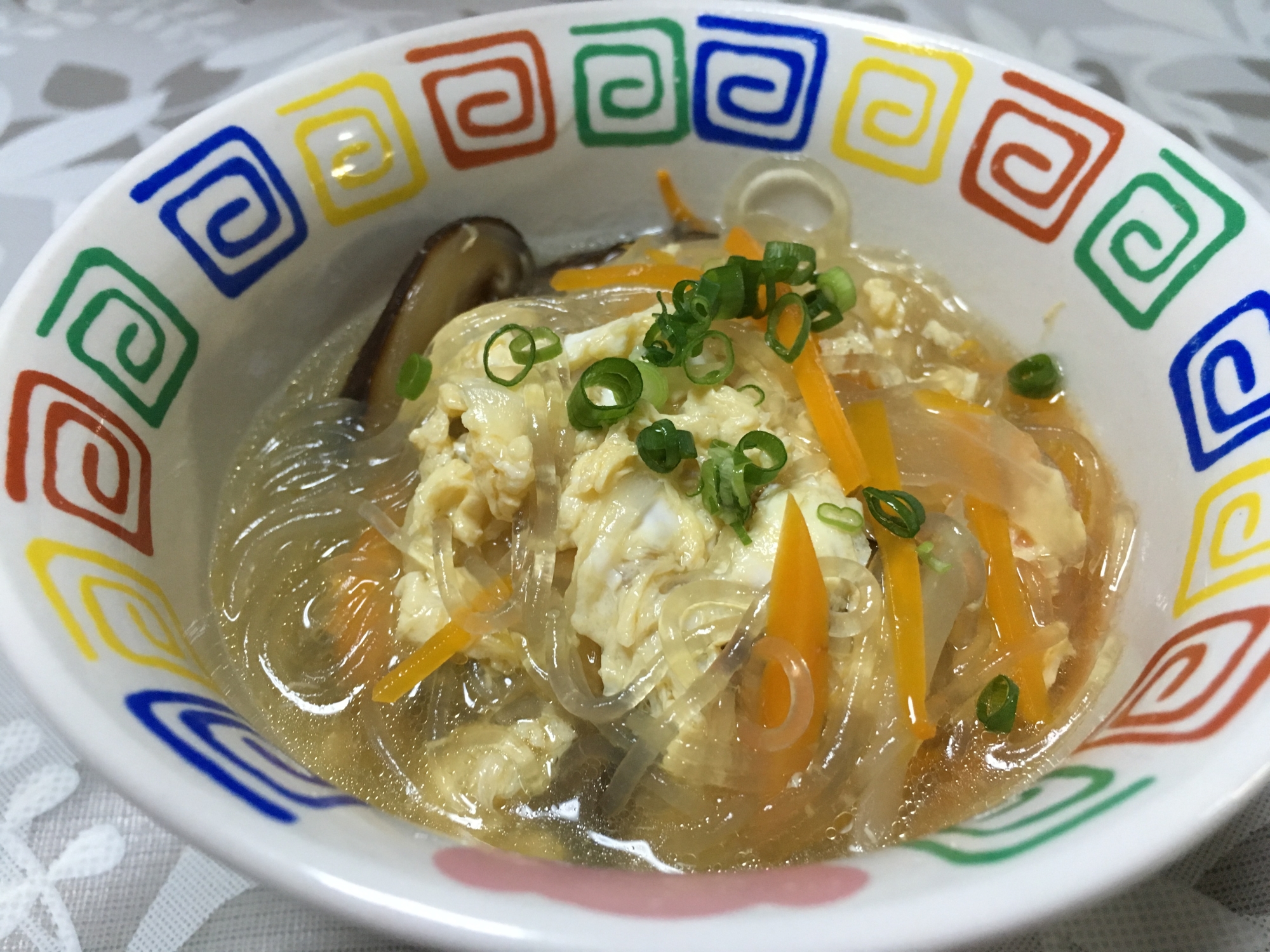 さっぱり！つるっと春雨スープ