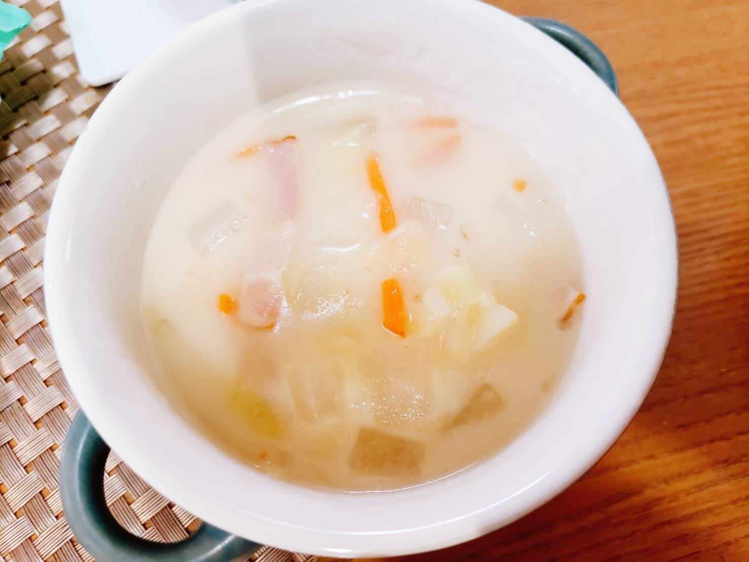 野菜入り☆豆乳スープ