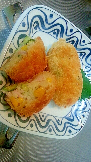 余ったらアレンジ!ポテトサラダコロッケ