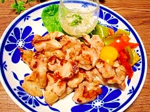 フライパンで☆軟らか塩焼き鳥