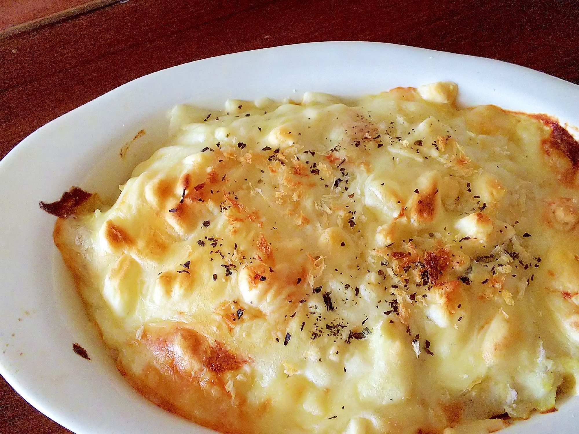 ハヤシライスリメイク♪豆腐ヘルシードリア♪