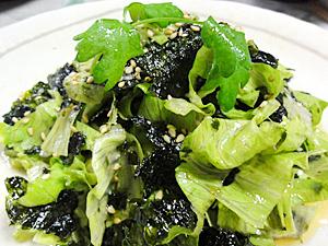 レタスと海苔の簡単サラダ レシピ 作り方 By Leopoo 楽天レシピ レタスと海苔の簡単サラダ レシピ 作り方 By Leopoo 楽天レシピ