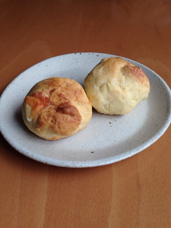 ホットケーキミックスで♪チーズパン