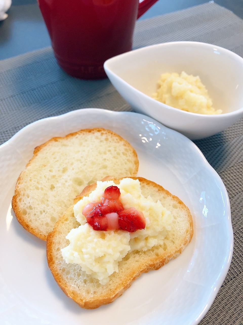 レンジで簡単♪卵・乳成分不使用の豆乳クリーム