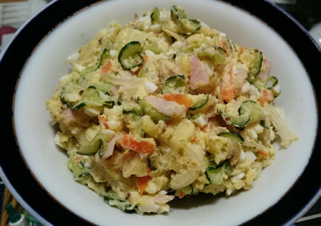 デリ風!粒マスタードでポテトサラダ