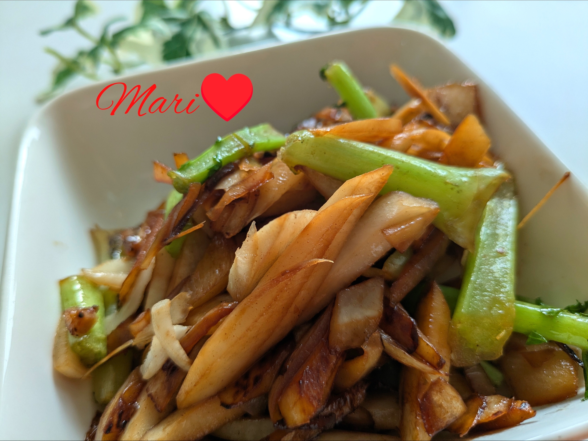 フライパンで！大根の皮炒め