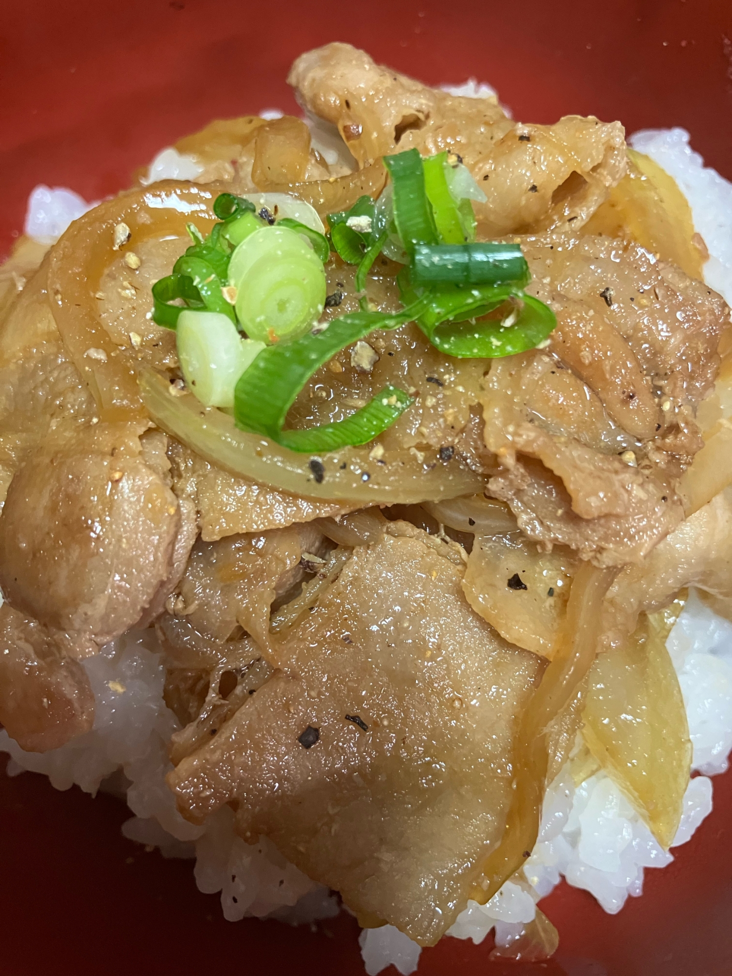 濃い！スタ丼風ぶた丼