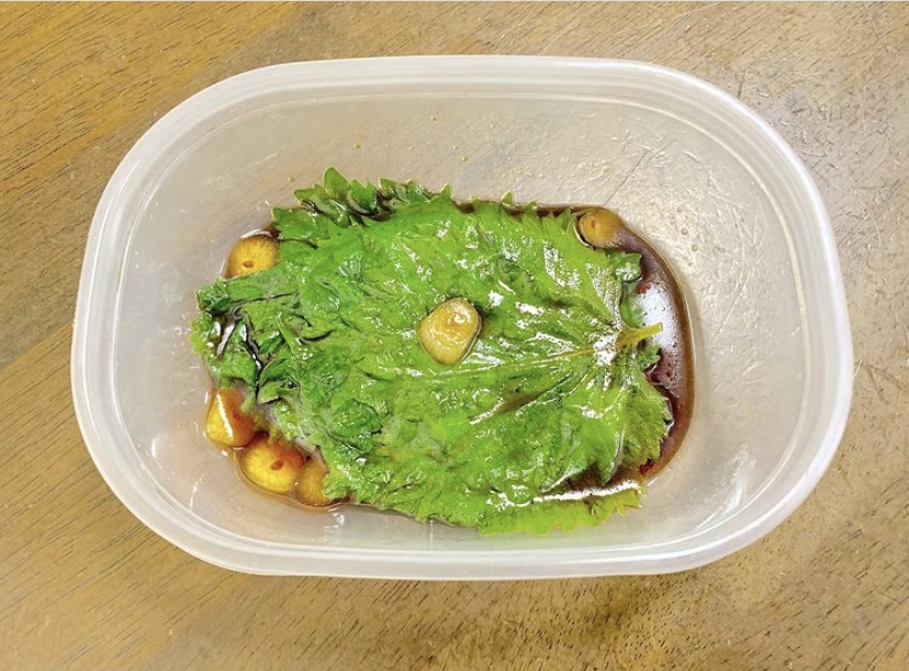 簡単レシピ 作り置きレシピ 大葉の醤油漬け