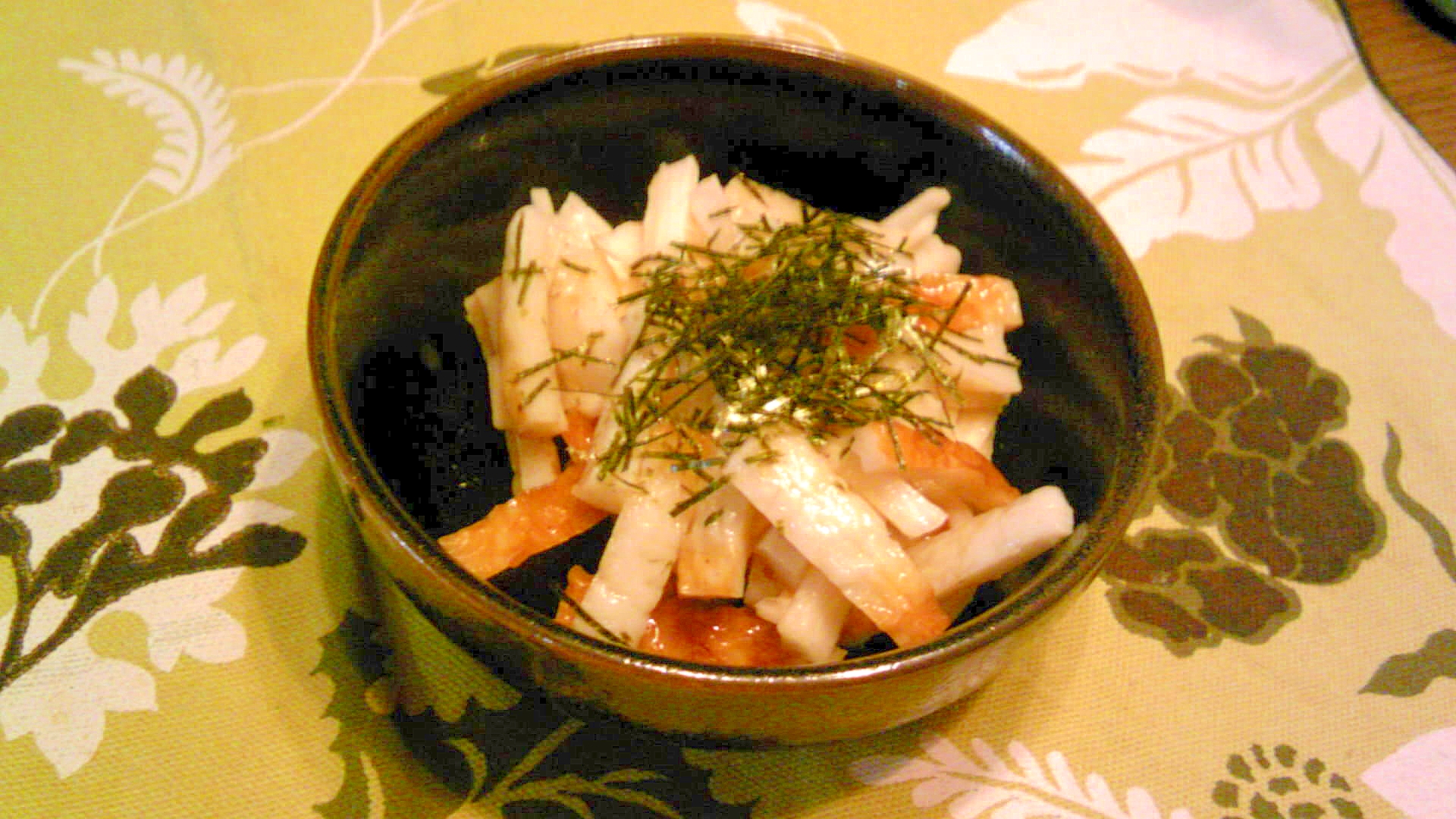 竹輪と長芋の酢の物