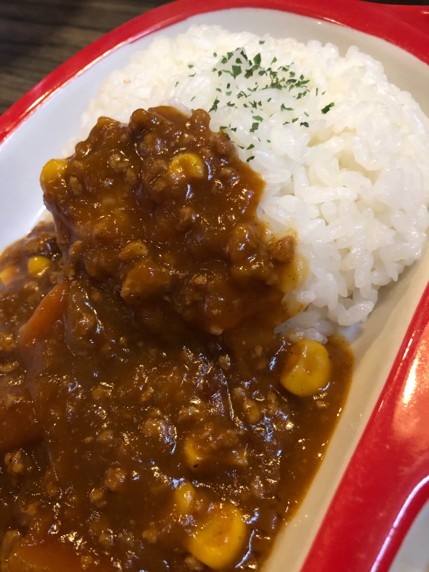 レトルトカレーにプラス♪お手軽カレーライス