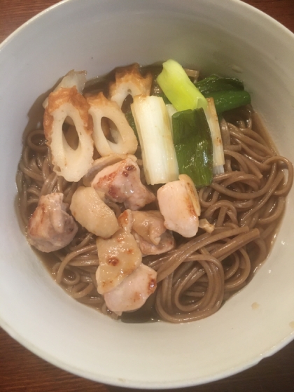 鴨がなかったので鶏ですが、、
美味しくいただきました(^^)