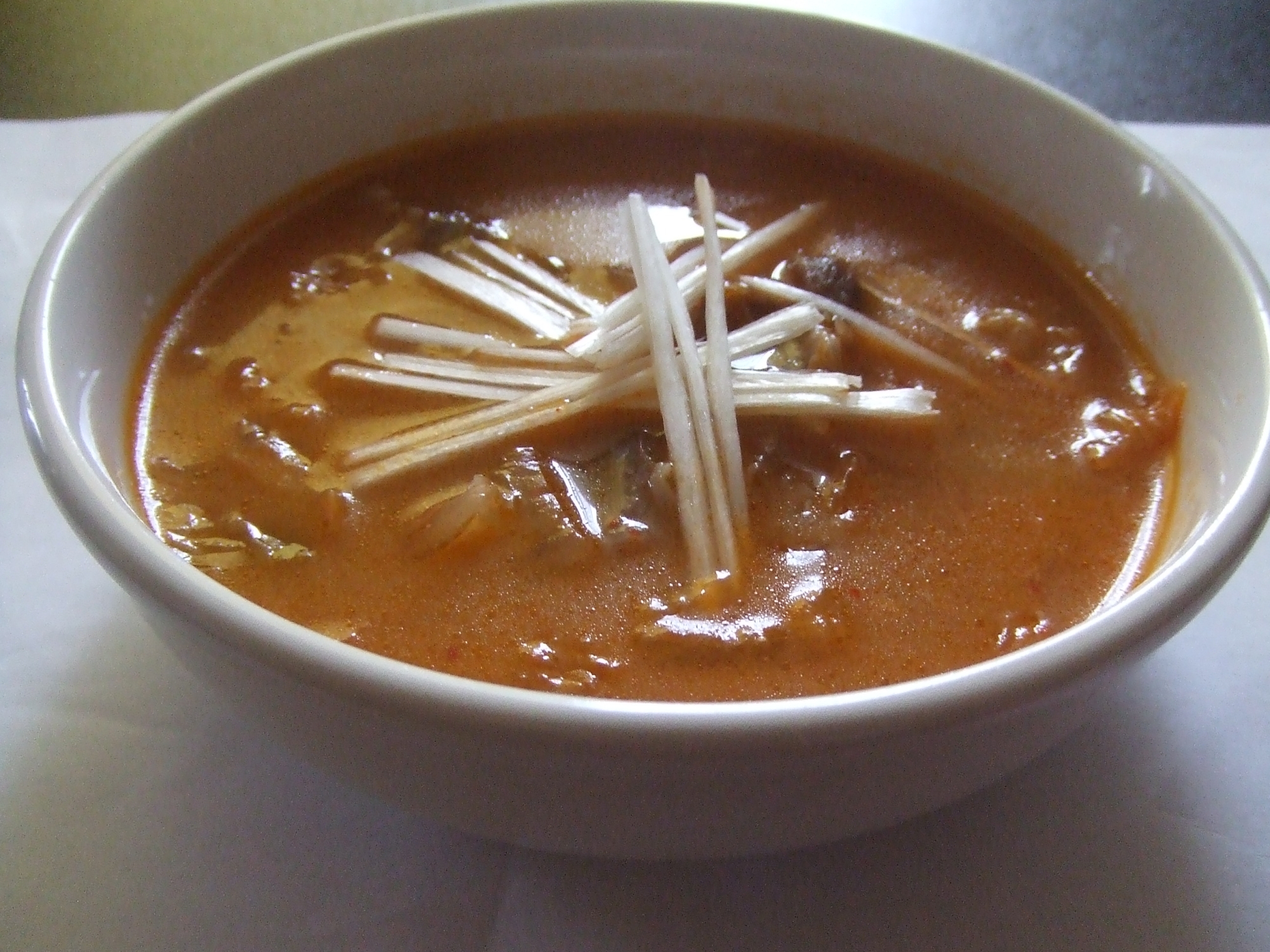 焼肉屋がつくるとろ～りチーズの味噌キムチスープ、鍋