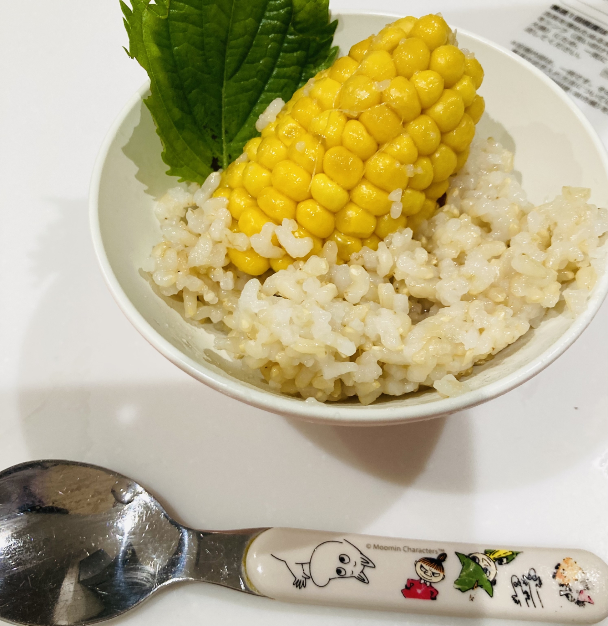 一個丸ごととうもろこしご飯