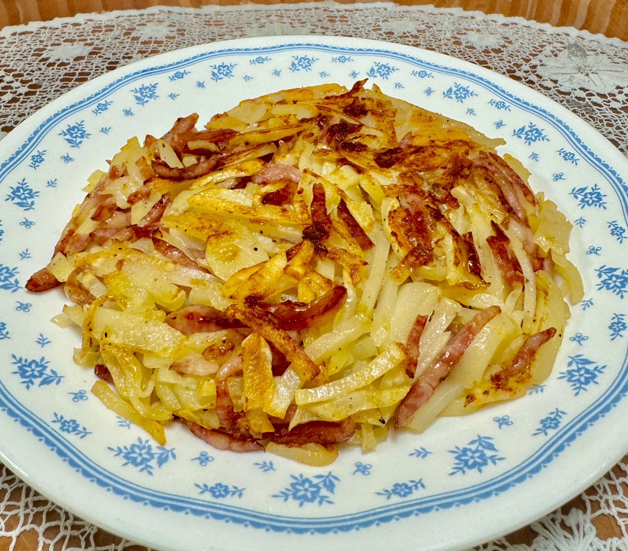 カリッホクッじゃが芋とウィンナーとチーズ☆ガレット